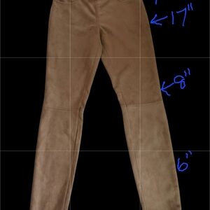 Max Studio Tan Suede Trousers